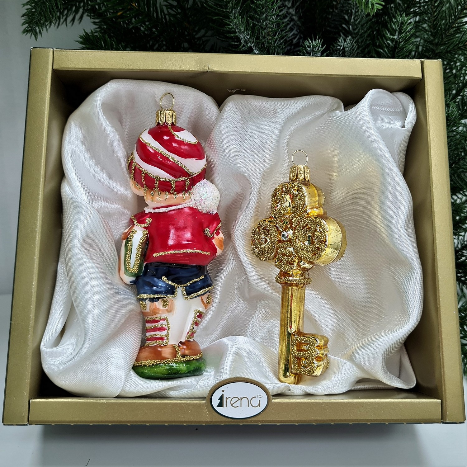 фото Набор ёлочных игрушек Буратино и золотой ключик