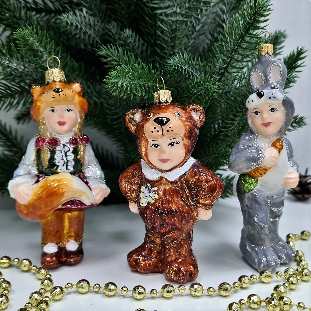 фото Набор ёлочных игрушек Детки в карнавальных костюмах