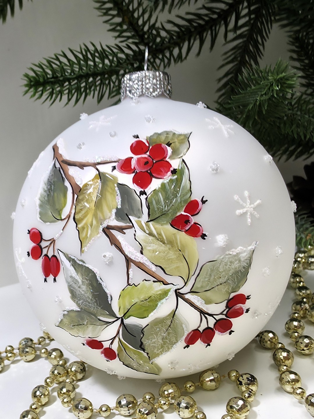 фото Стеклянный шар 100 мм №66