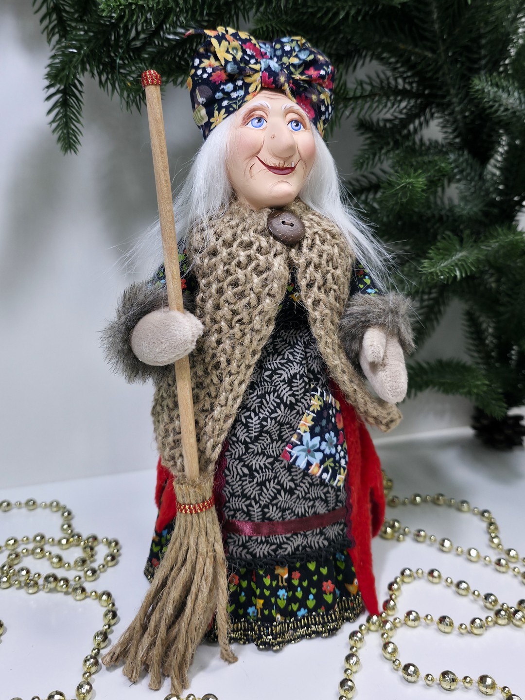 фото Кукла Баба Яга 28 см