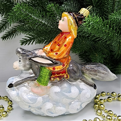Купить стеклянная елочная игрушка конек-горбунок-3 1-1295 в магазине ...