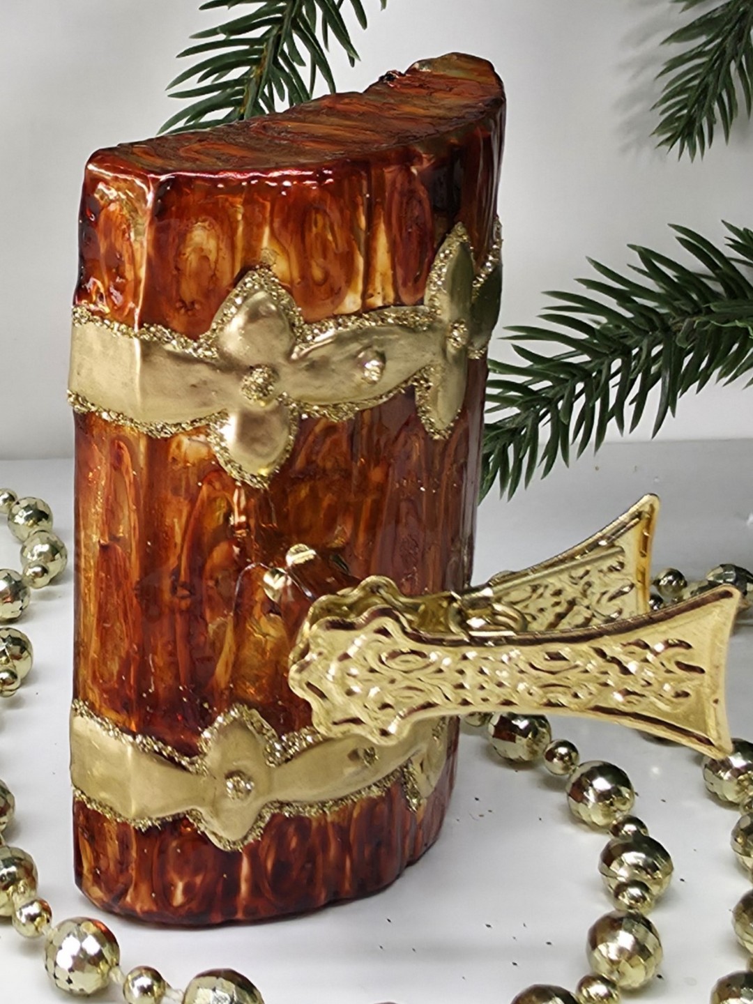 фото Стеклянная елочная игрушка Корыто