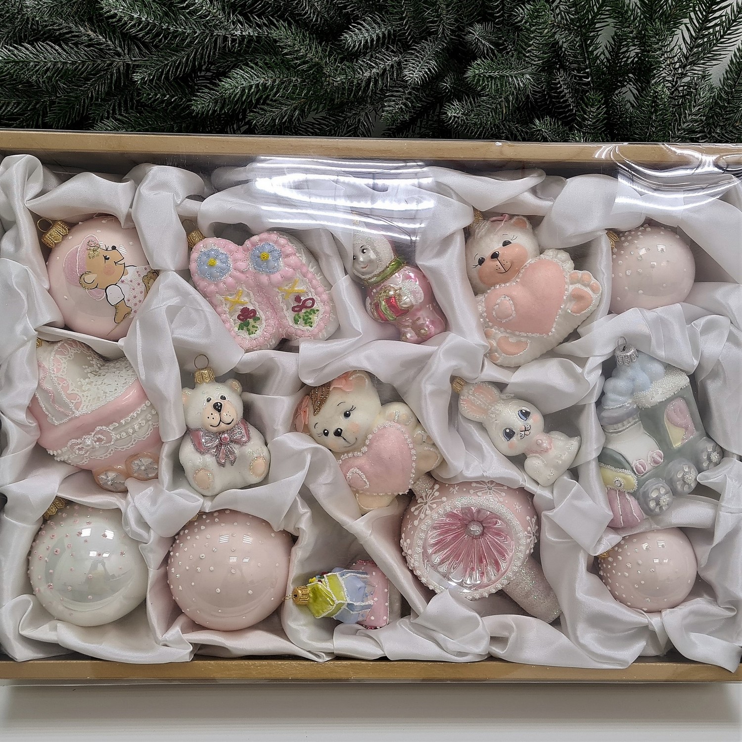 фото Набор ёлочных игрушек для девочки