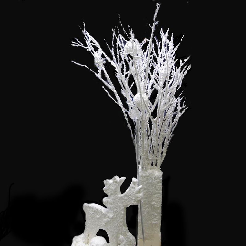 фото Снежное дерево 210 см подставка 60 см