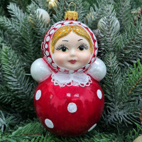 Купить ёлочные игрушки Матрешки-неваляшки с доставкой по России