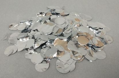 фото Конфетти круг серебро 1 кг