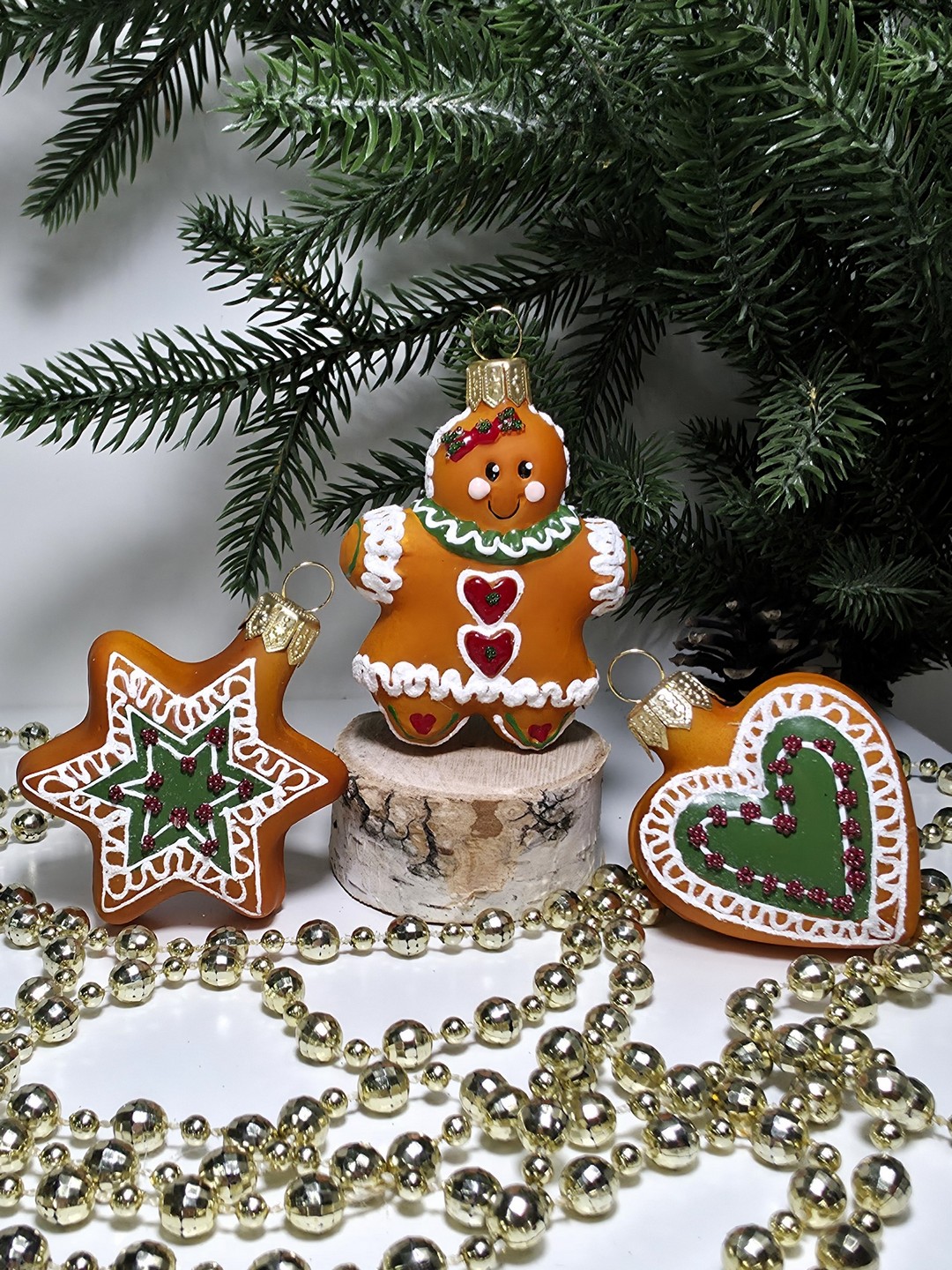 фото Набор ёлочных игрушек Три пряника
