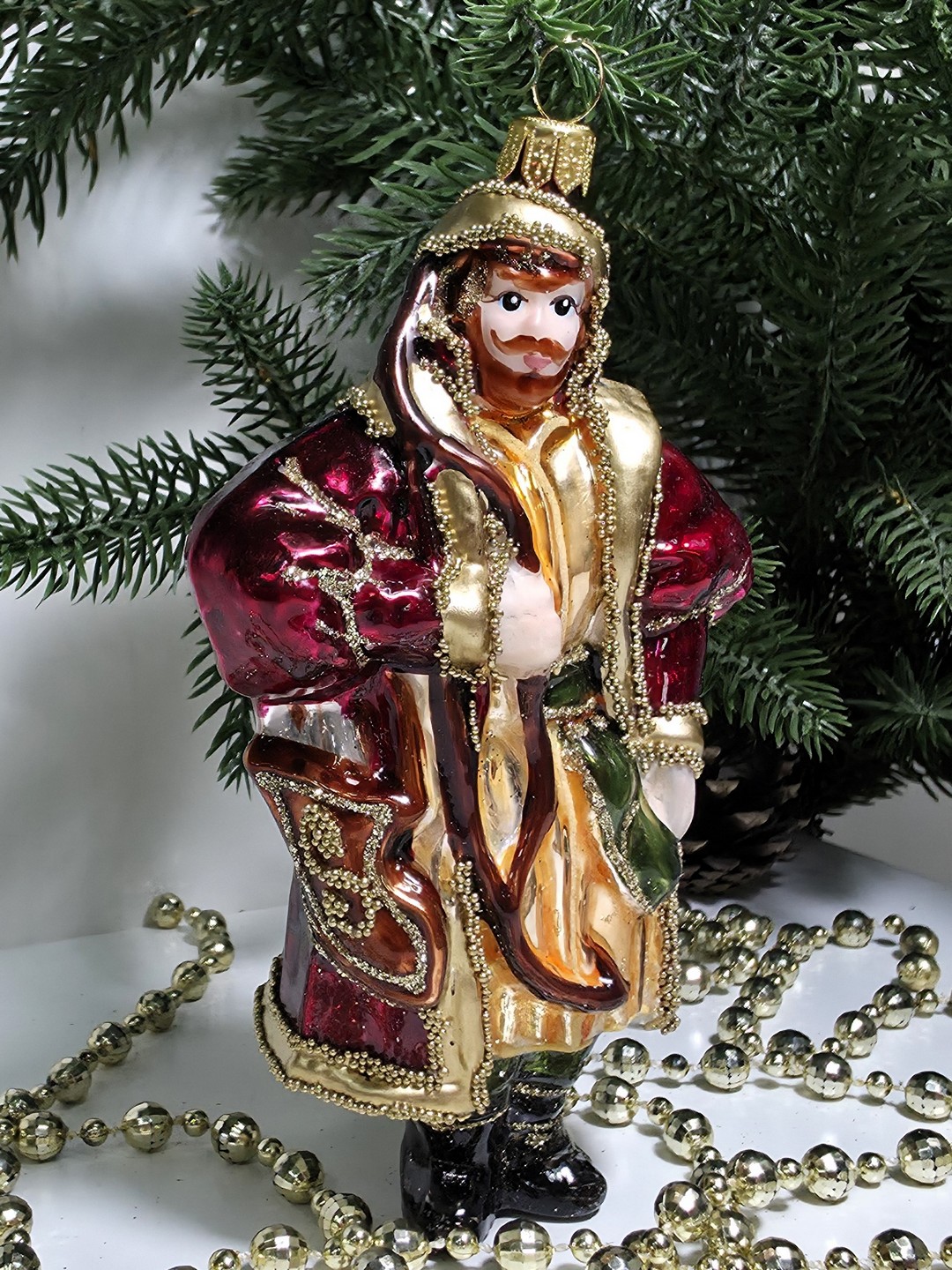 фото Стеклянная елочная игрушка Стрелец