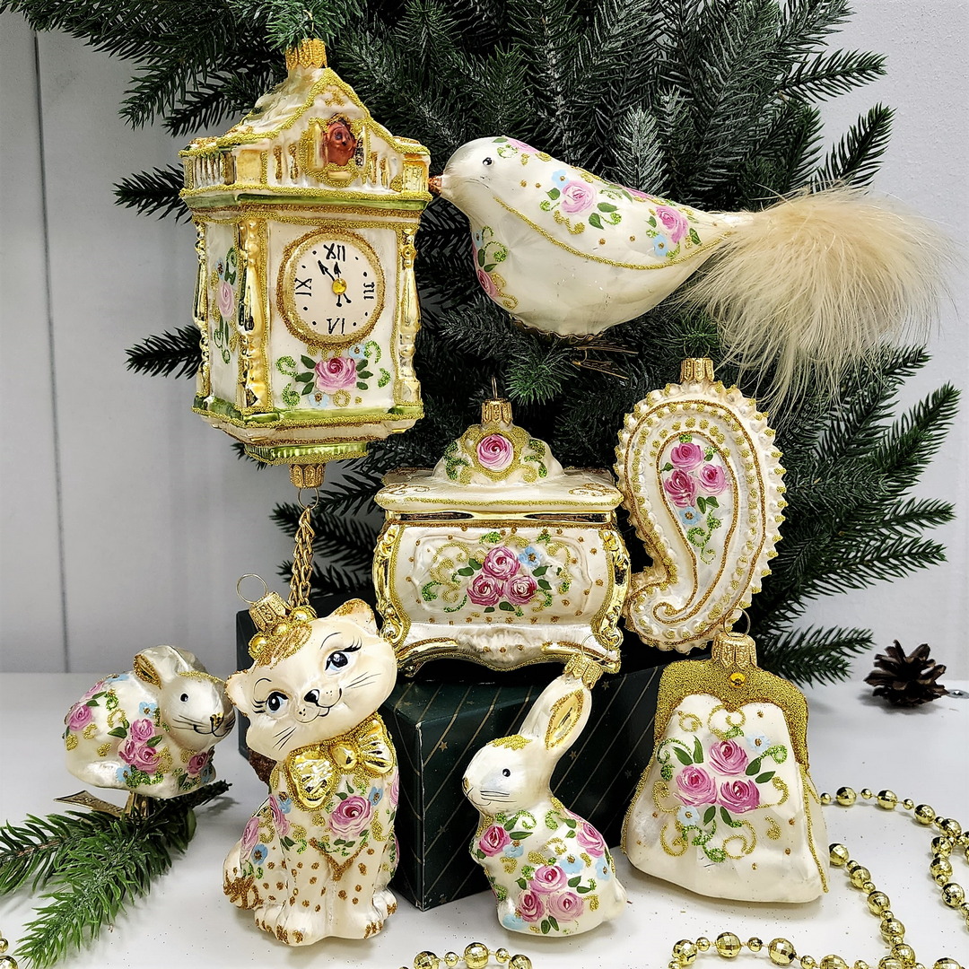 фото Набор ёлочных игрушек Бронза Версаль-3