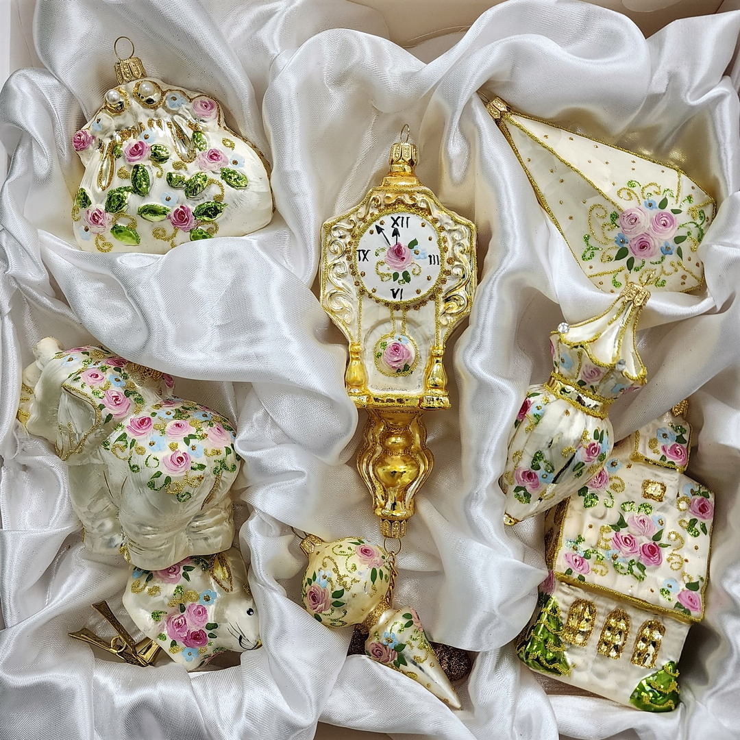 фото Набор ёлочных игрушек Бронза Версаль-1