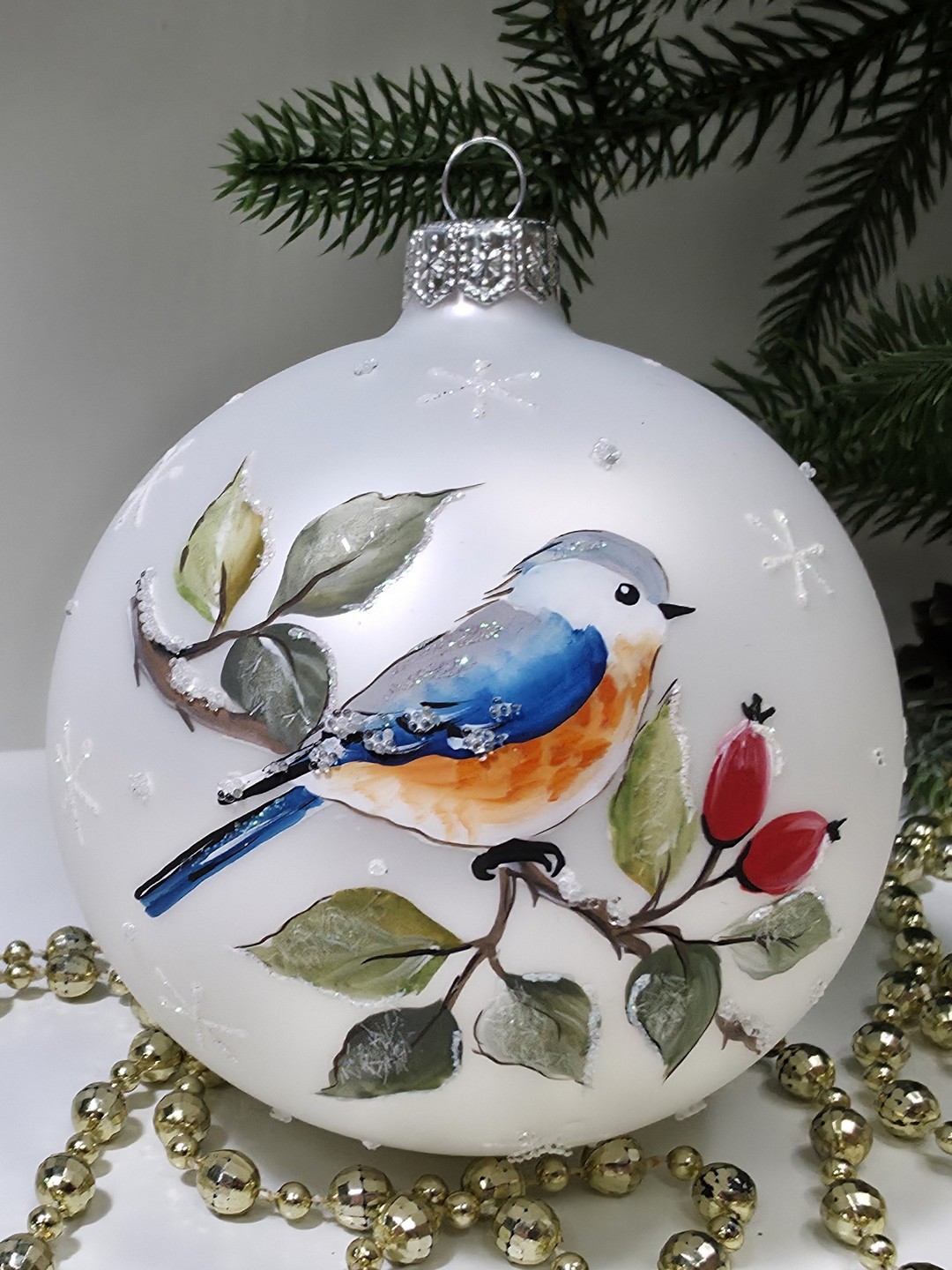 фото Стеклянный шар 100 мм №65