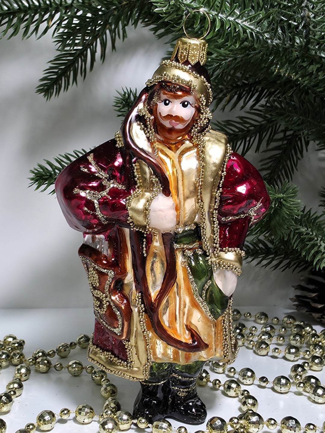 фото Стеклянная елочная игрушка Стрелец