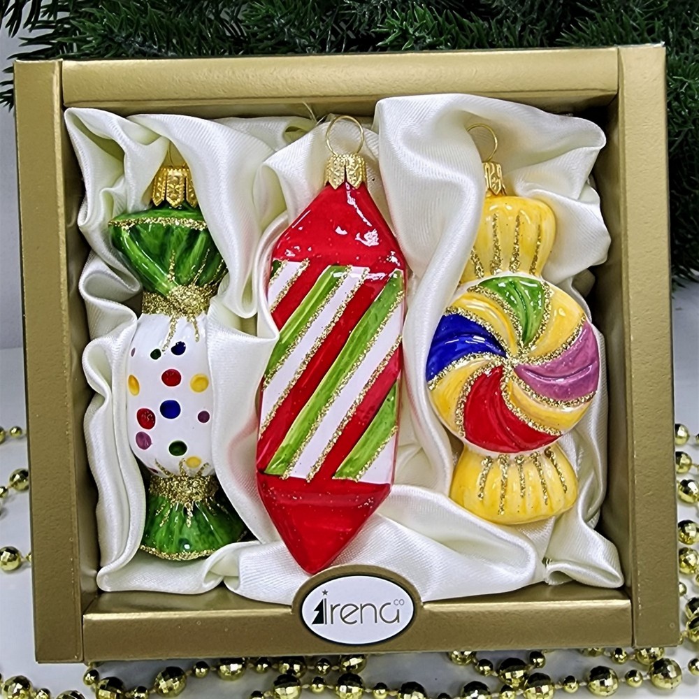 фото Набор ёлочных игрушек Три конфеты-2