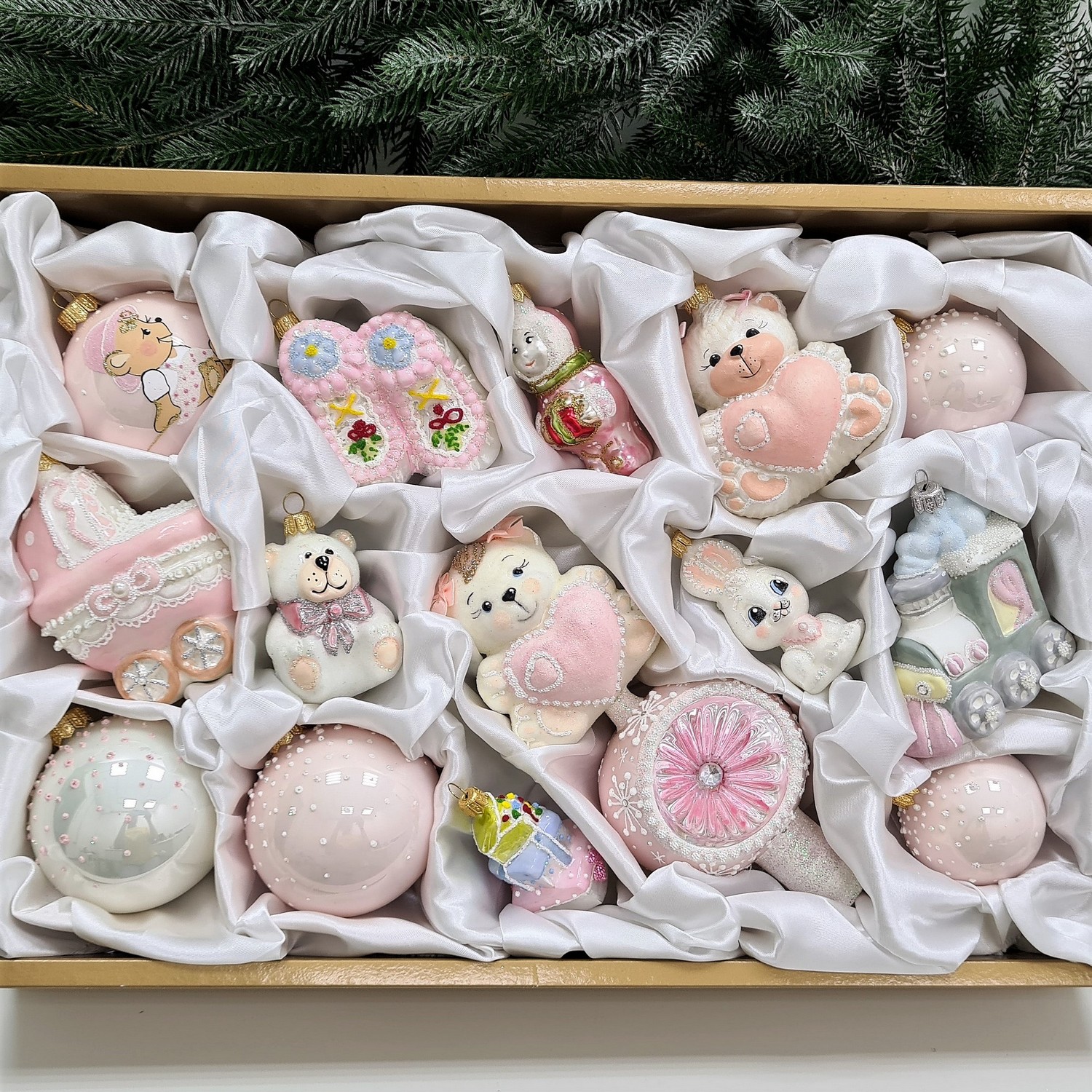 фото Набор ёлочных игрушек для девочки