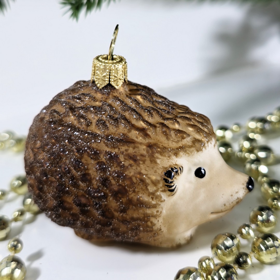 фото Irena-Co Ёлочная игрушка Ёжик винтаж