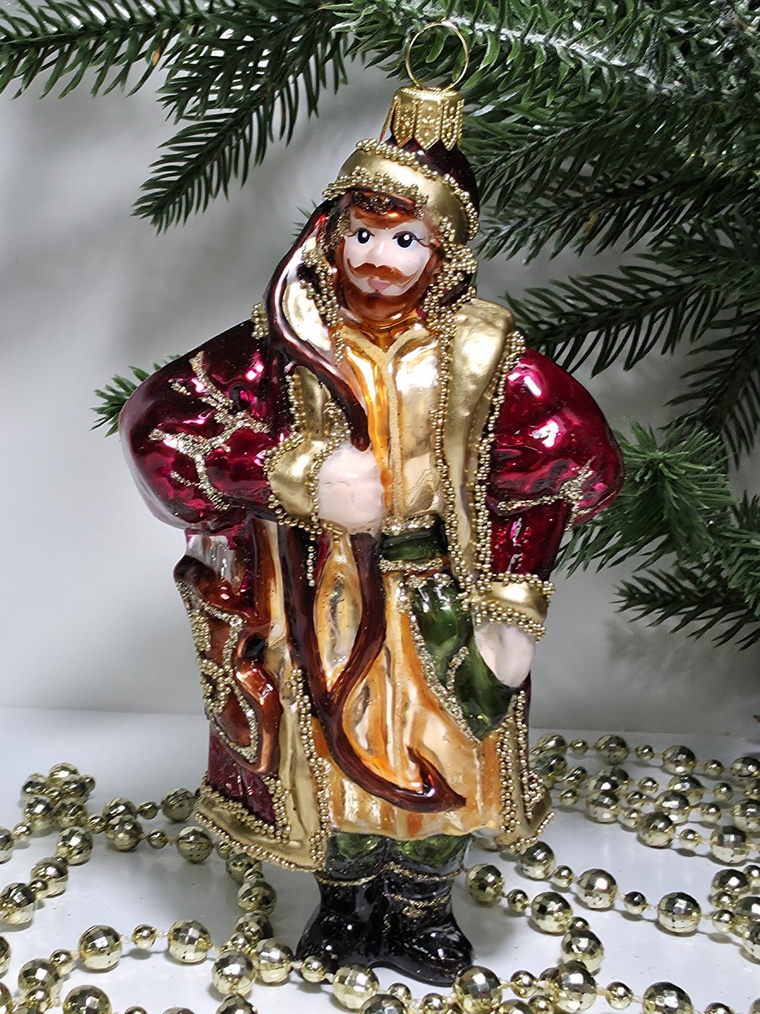 фото Стеклянная елочная игрушка Стрелец