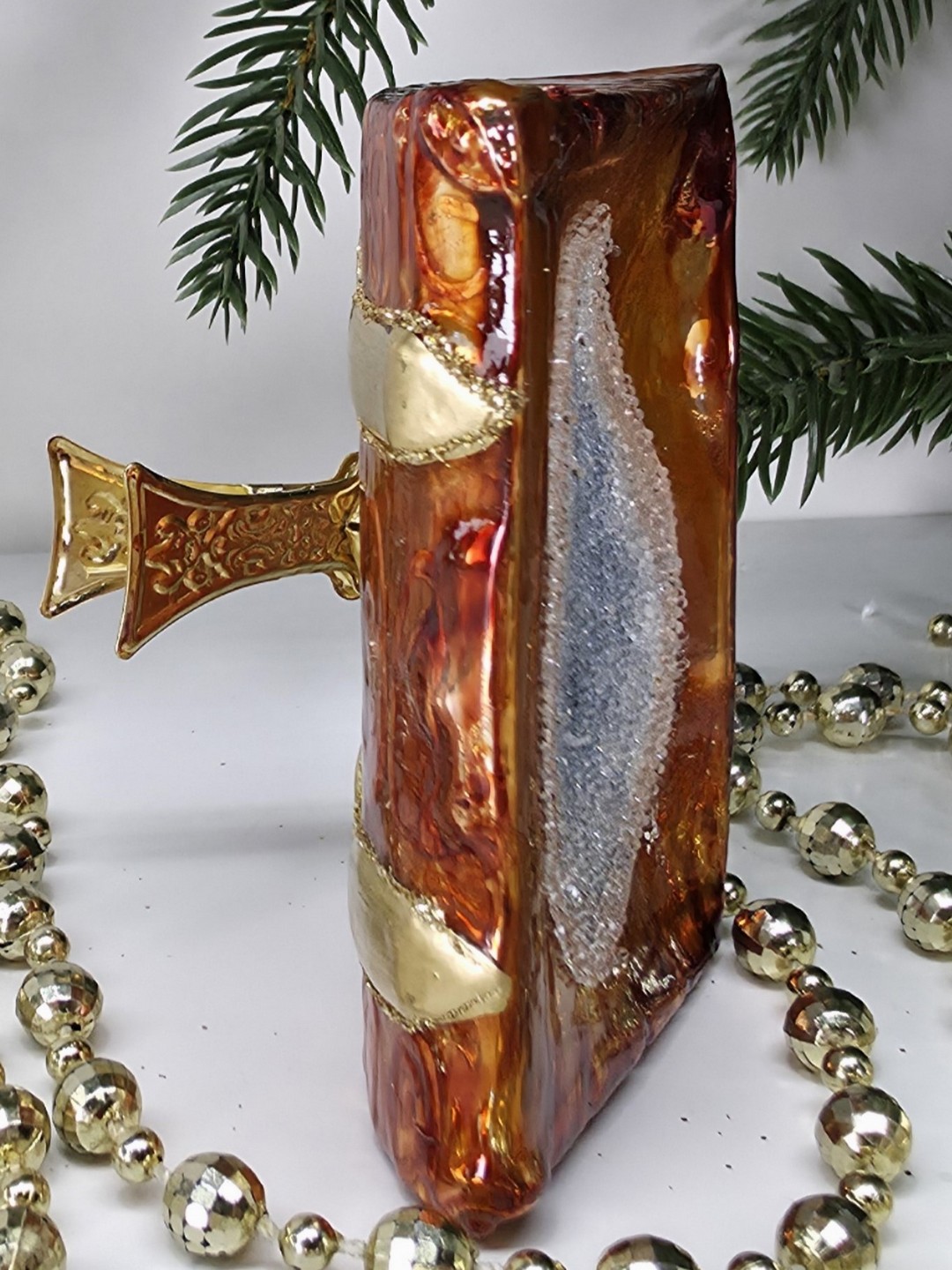 фото Стеклянная елочная игрушка Корыто