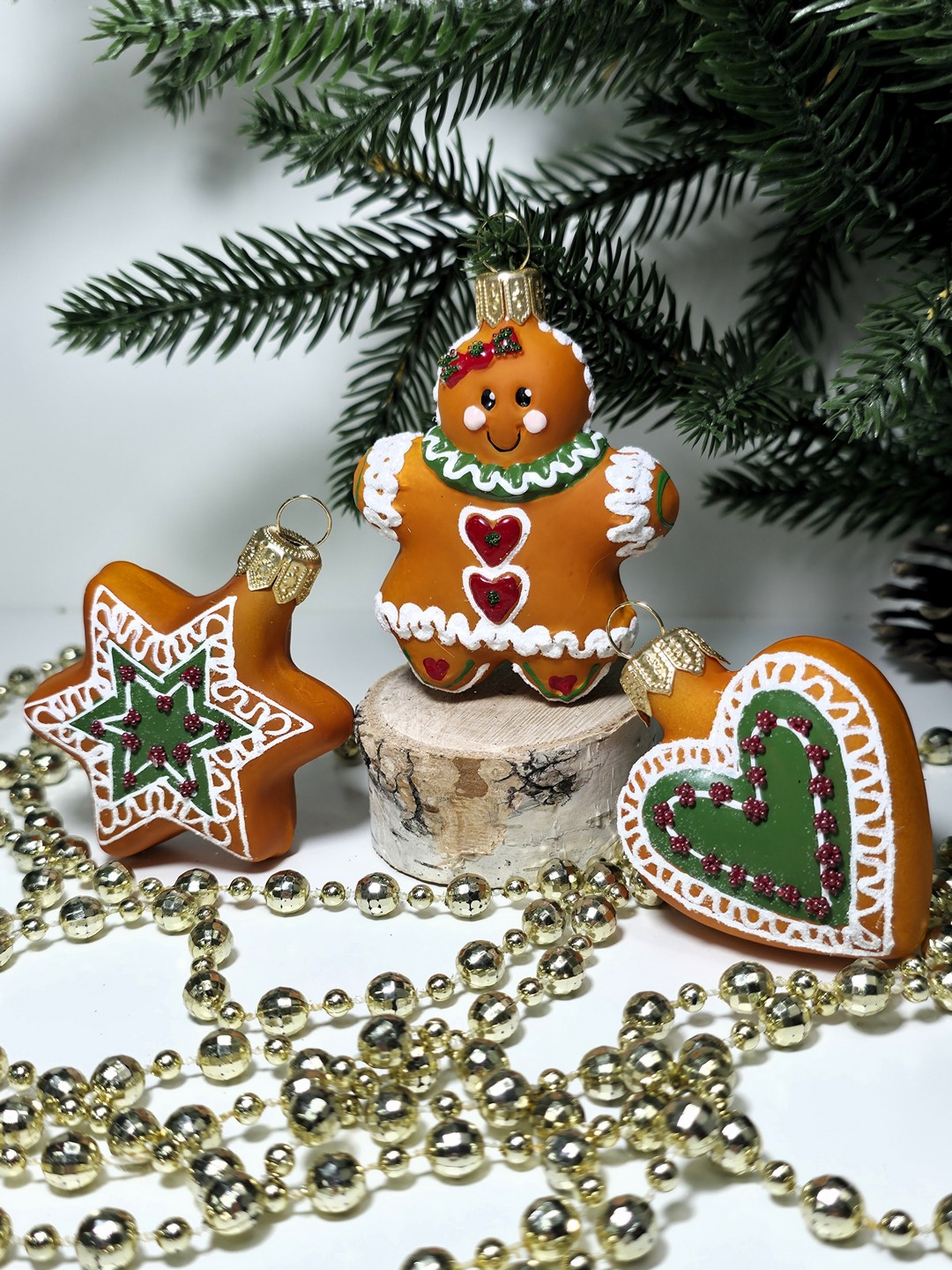 фото Набор ёлочных игрушек Три пряника