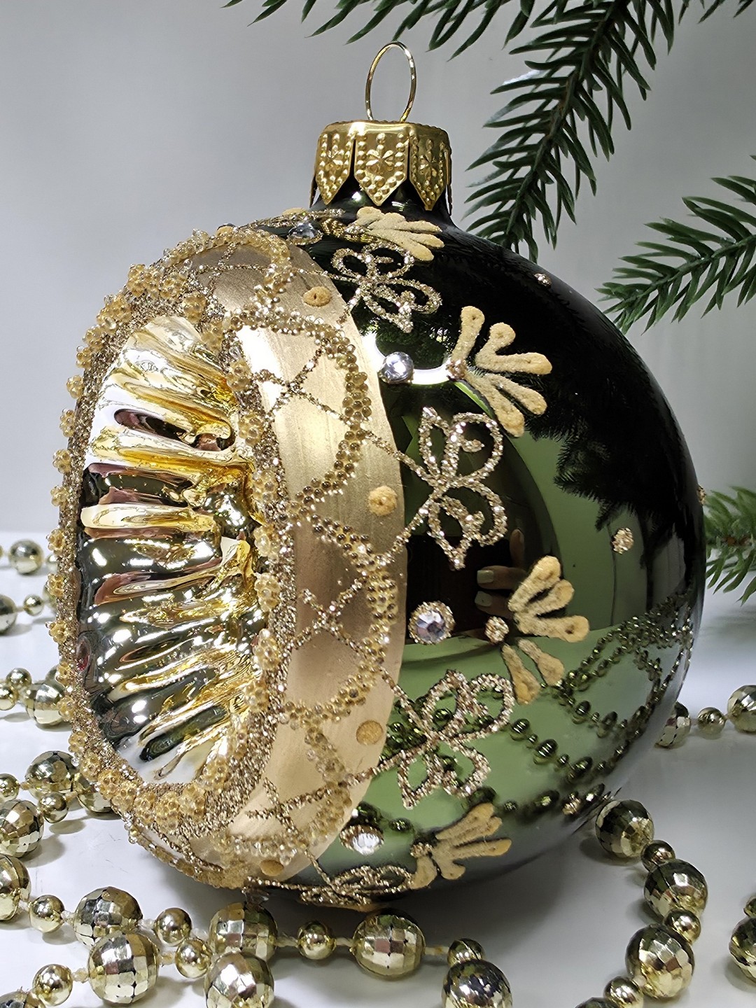 фото Стеклянный шар 80 мм №6