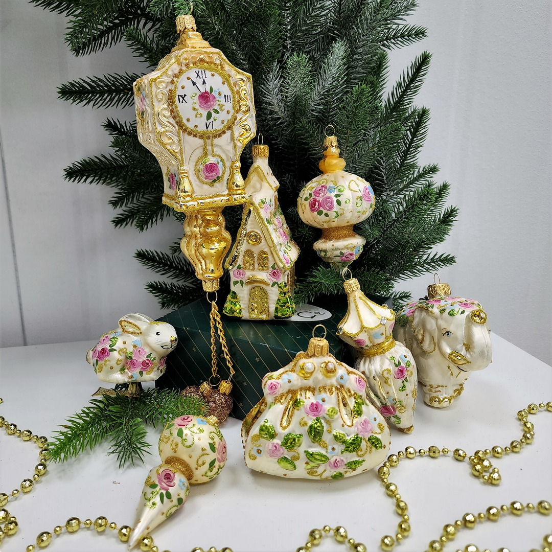 фото Набор ёлочных игрушек Бронза Версаль-2