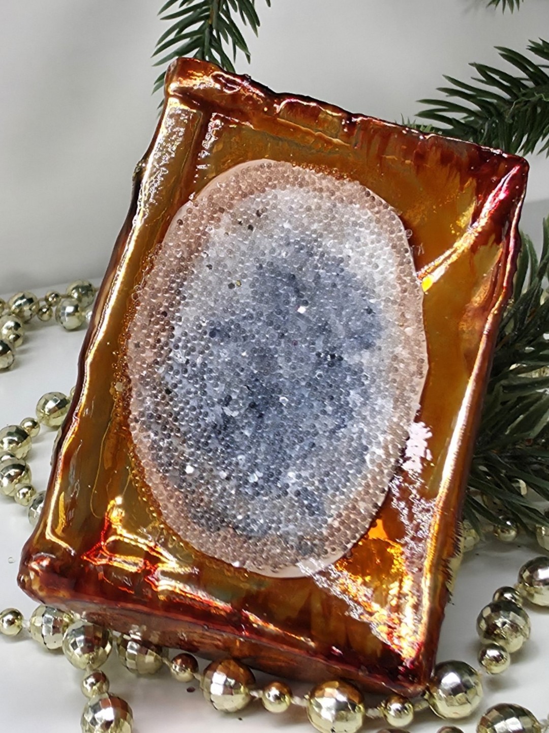 фото Стеклянная елочная игрушка Корыто