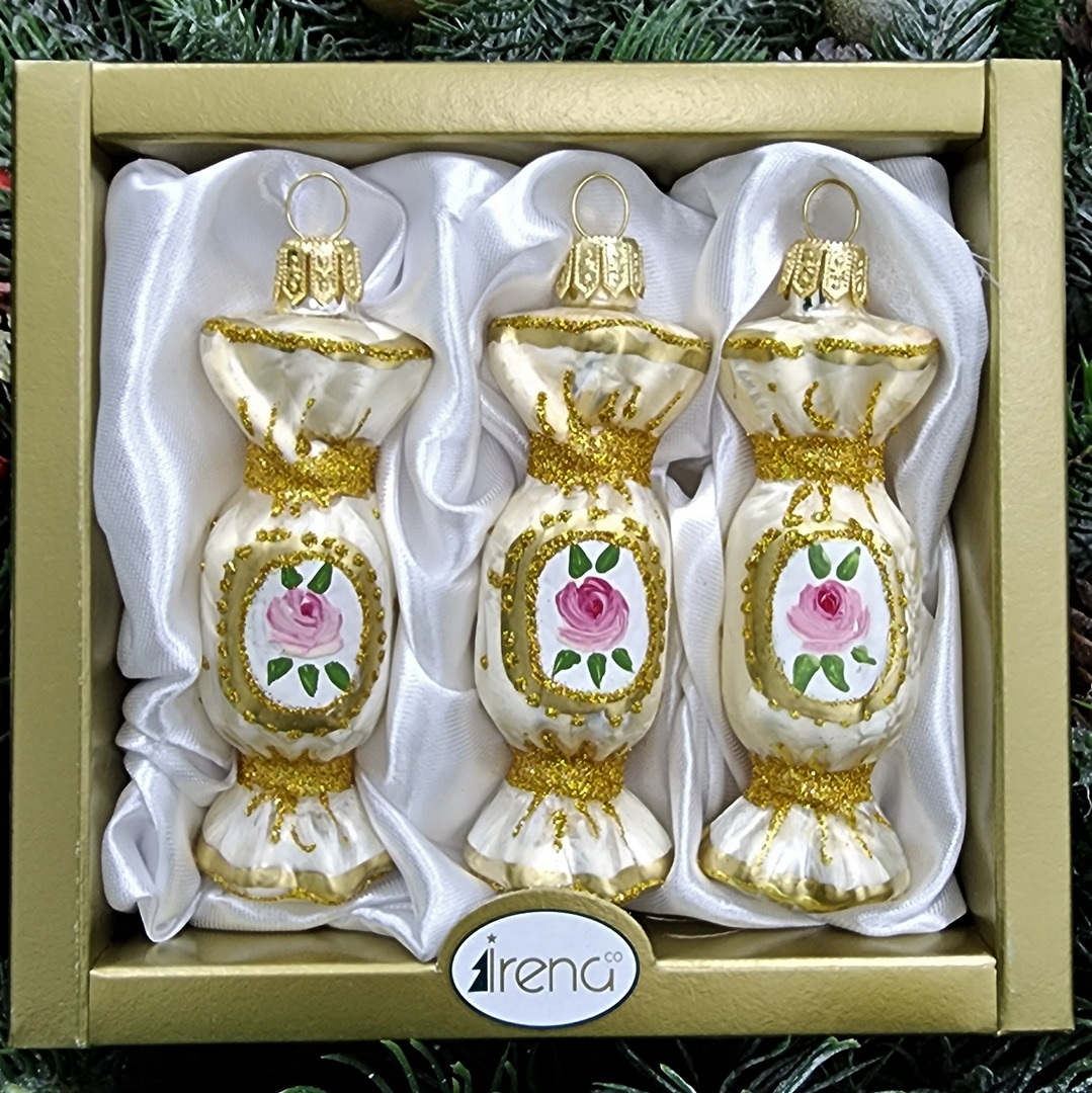 фото Набор ёлочных игрушек Три конфеты версаль