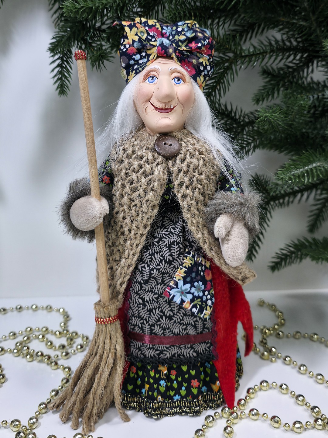 фото Кукла Баба Яга 28 см