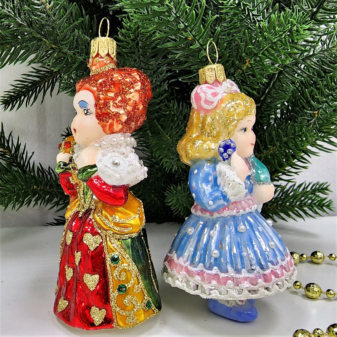 фото Набор ёлочных игрушек Алиса и королева