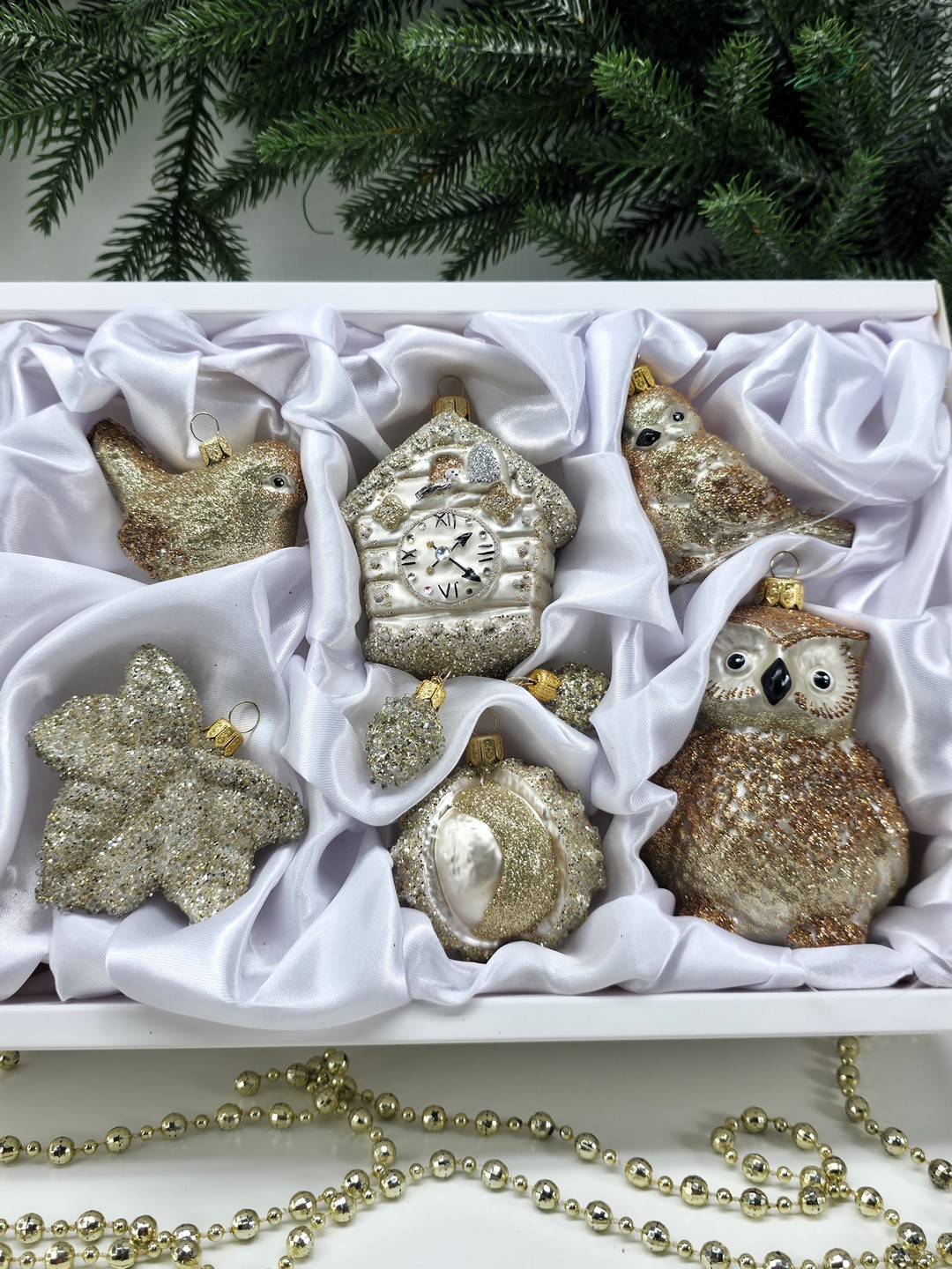 фото Набор ёлочных игрушек Лесной из 6 шт