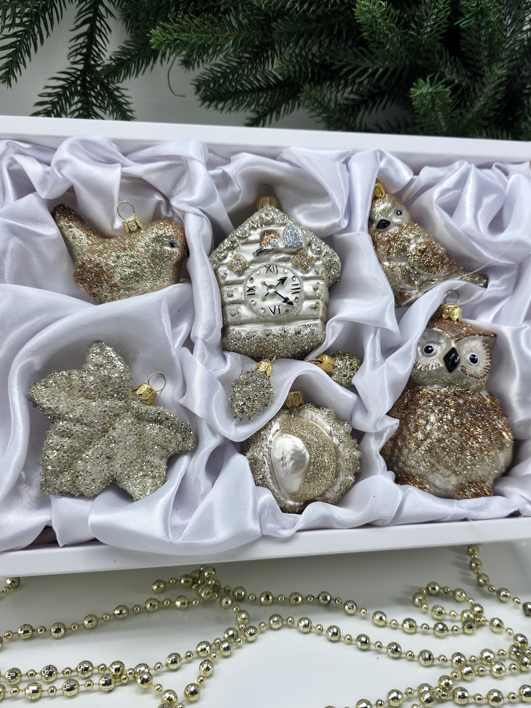 фото Набор ёлочных игрушек Лесной из 6 шт