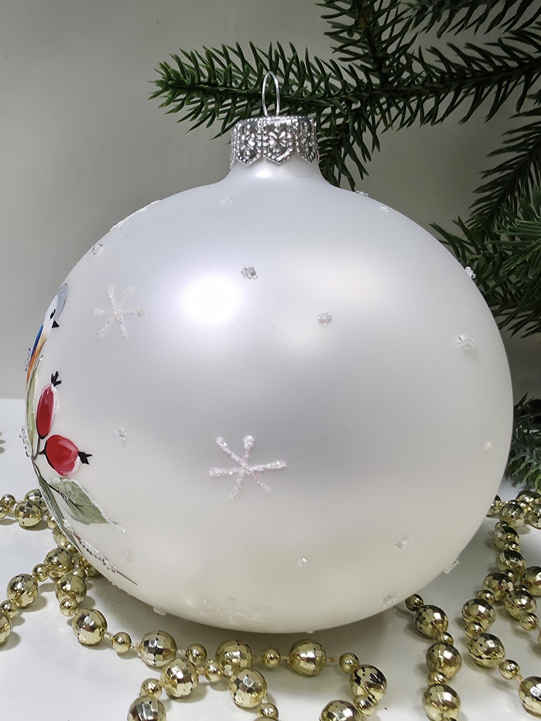 фото Стеклянный шар 100 мм №65