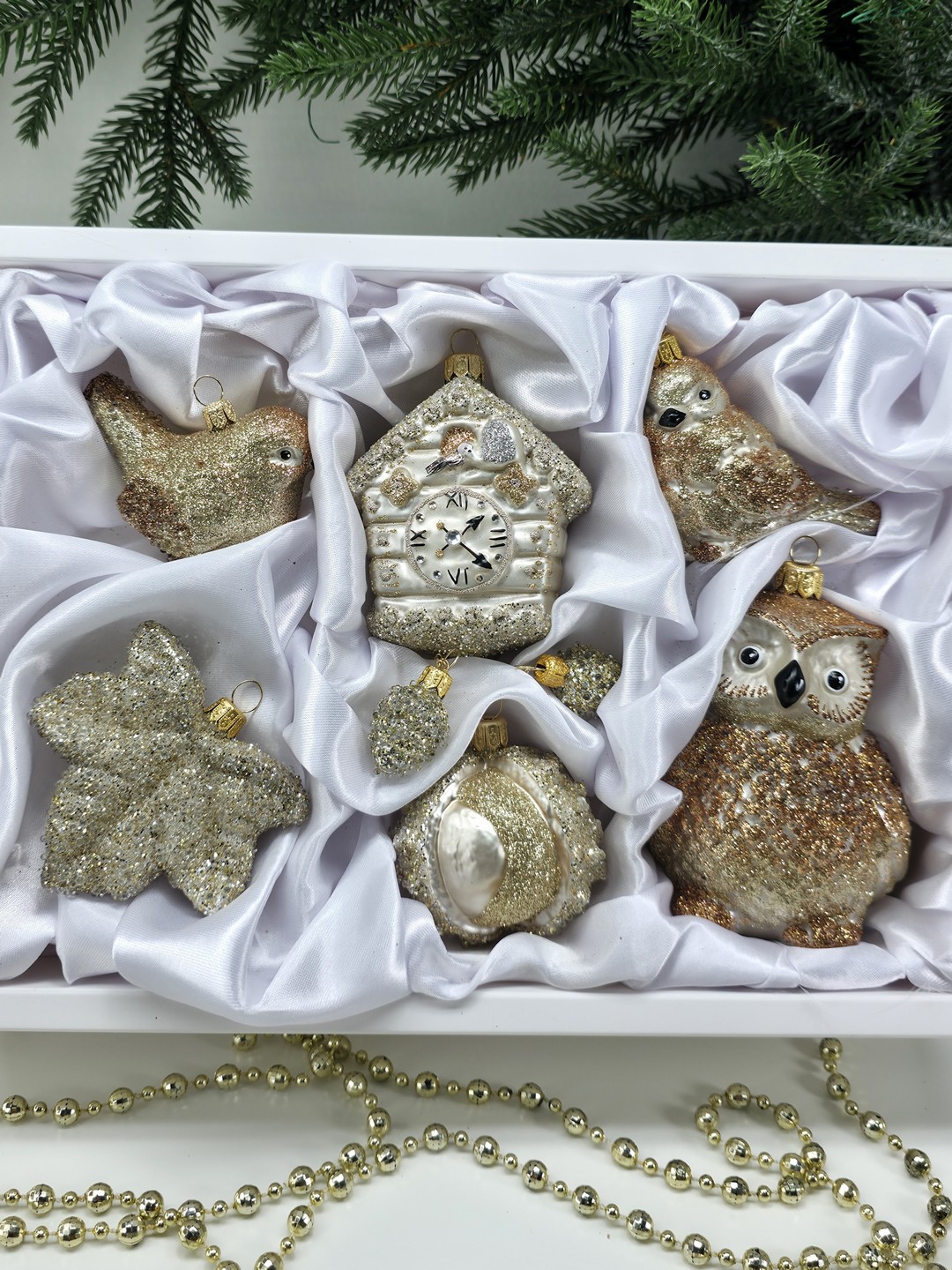 фото Набор ёлочных игрушек Лесной из 6 шт