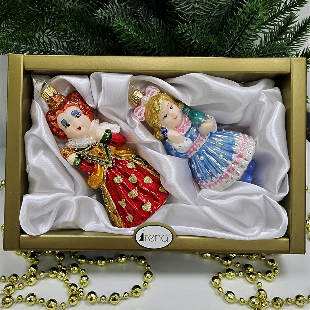 фото Набор ёлочных игрушек Алиса и королева