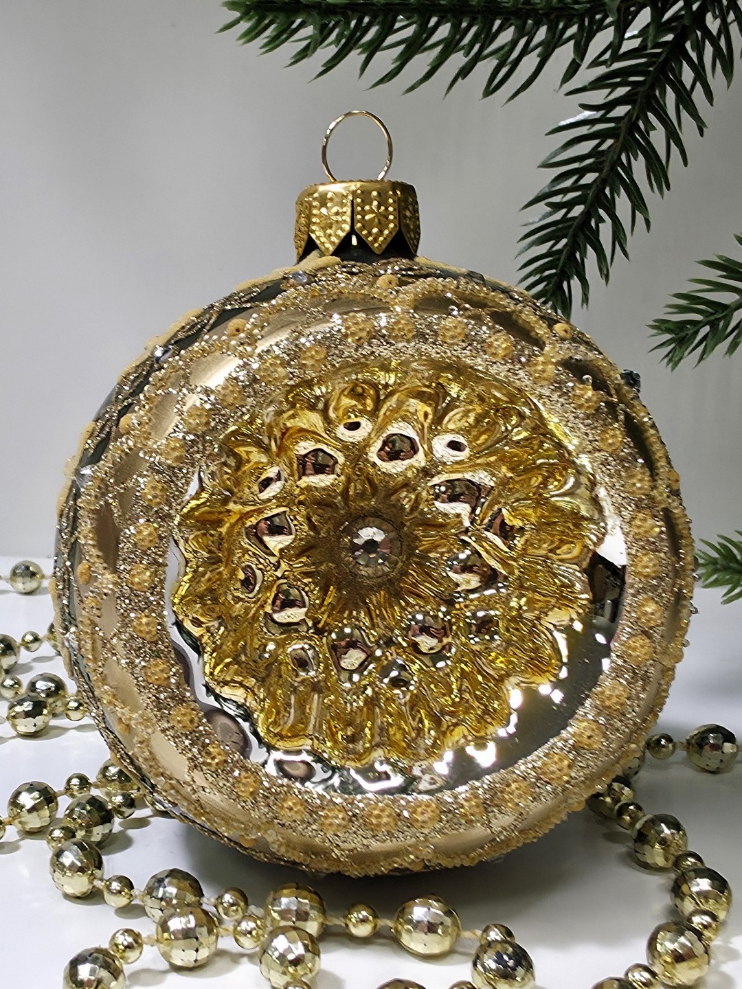 фото Стеклянный шар 80 мм №6