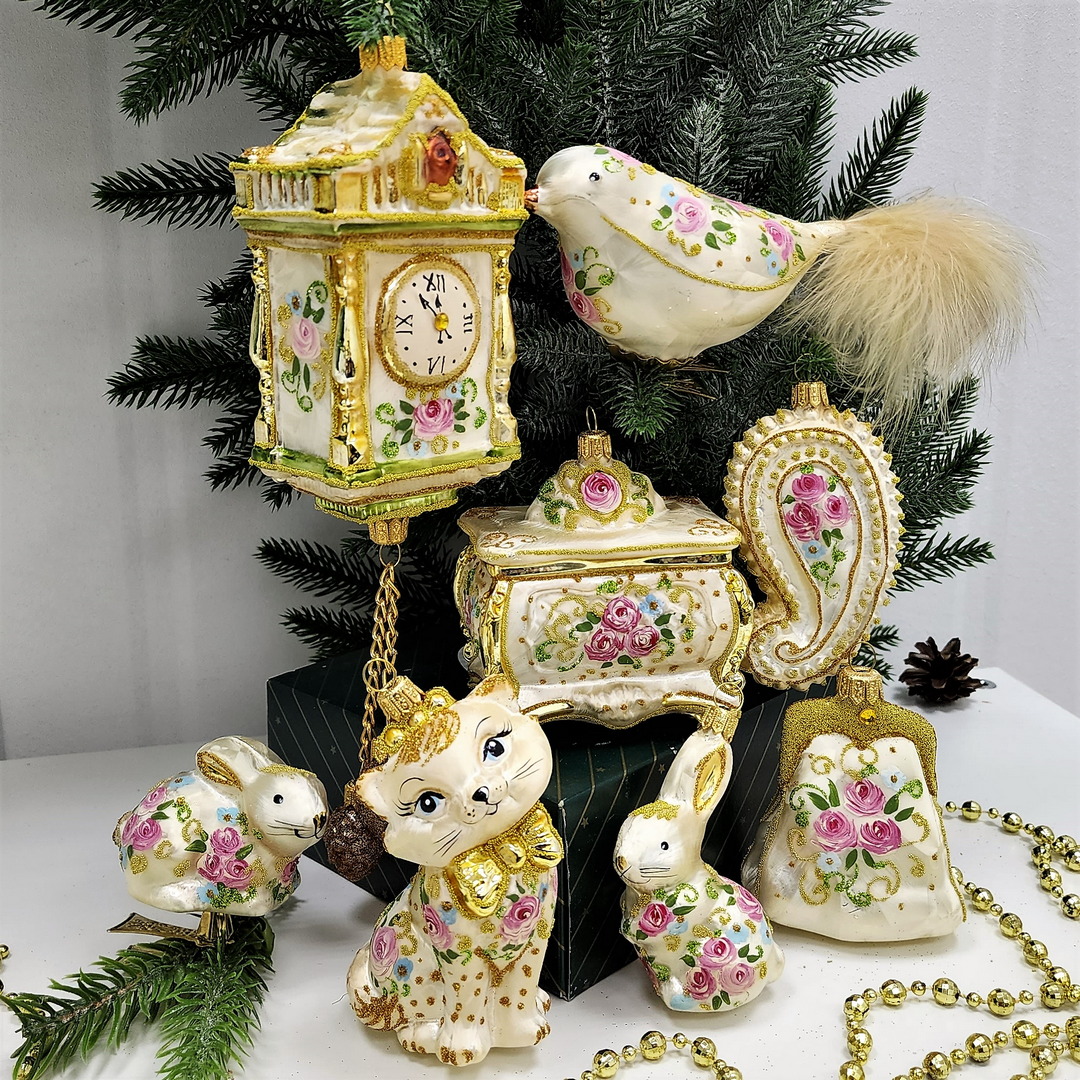 фото Набор ёлочных игрушек Бронза Версаль-3