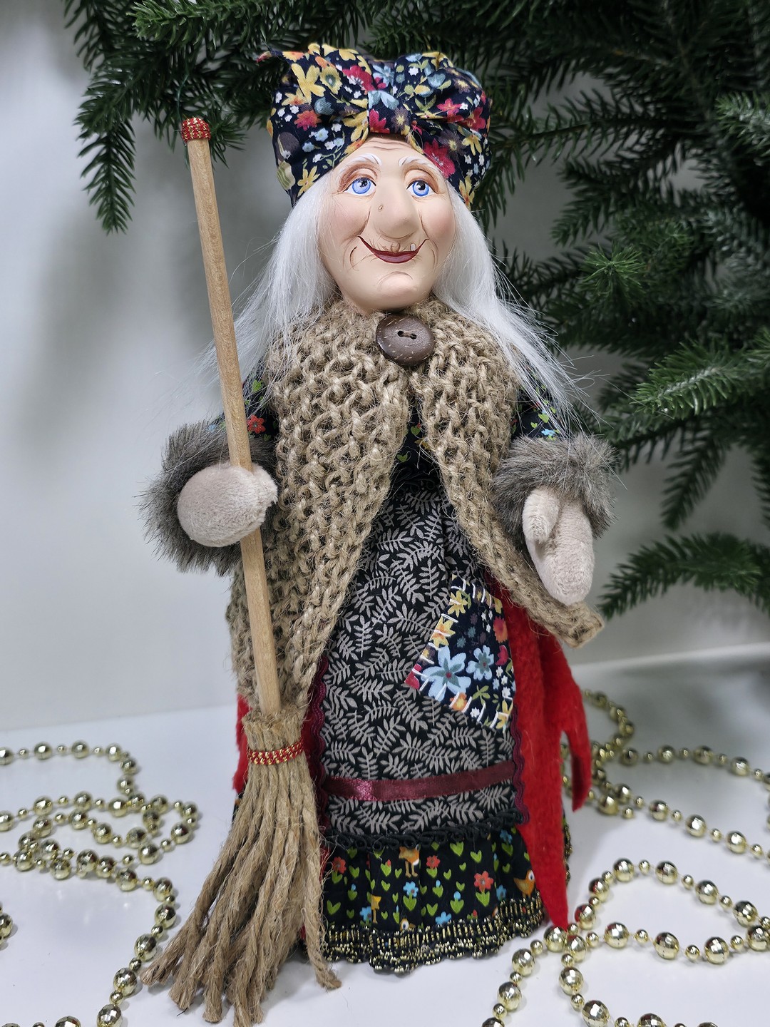 фото Кукла Баба Яга 28 см