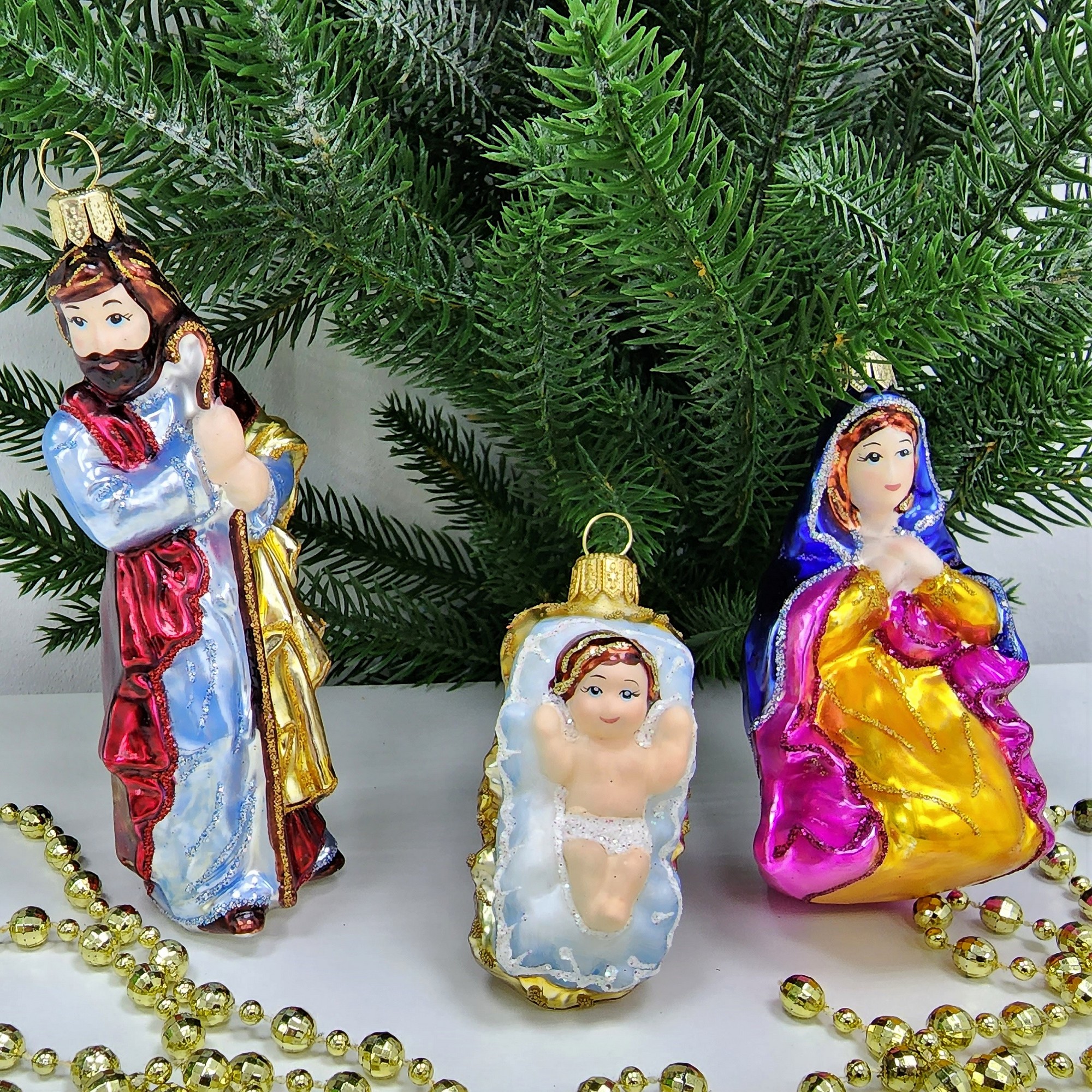 фото Набор ёлочных игрушек Святое семейство
