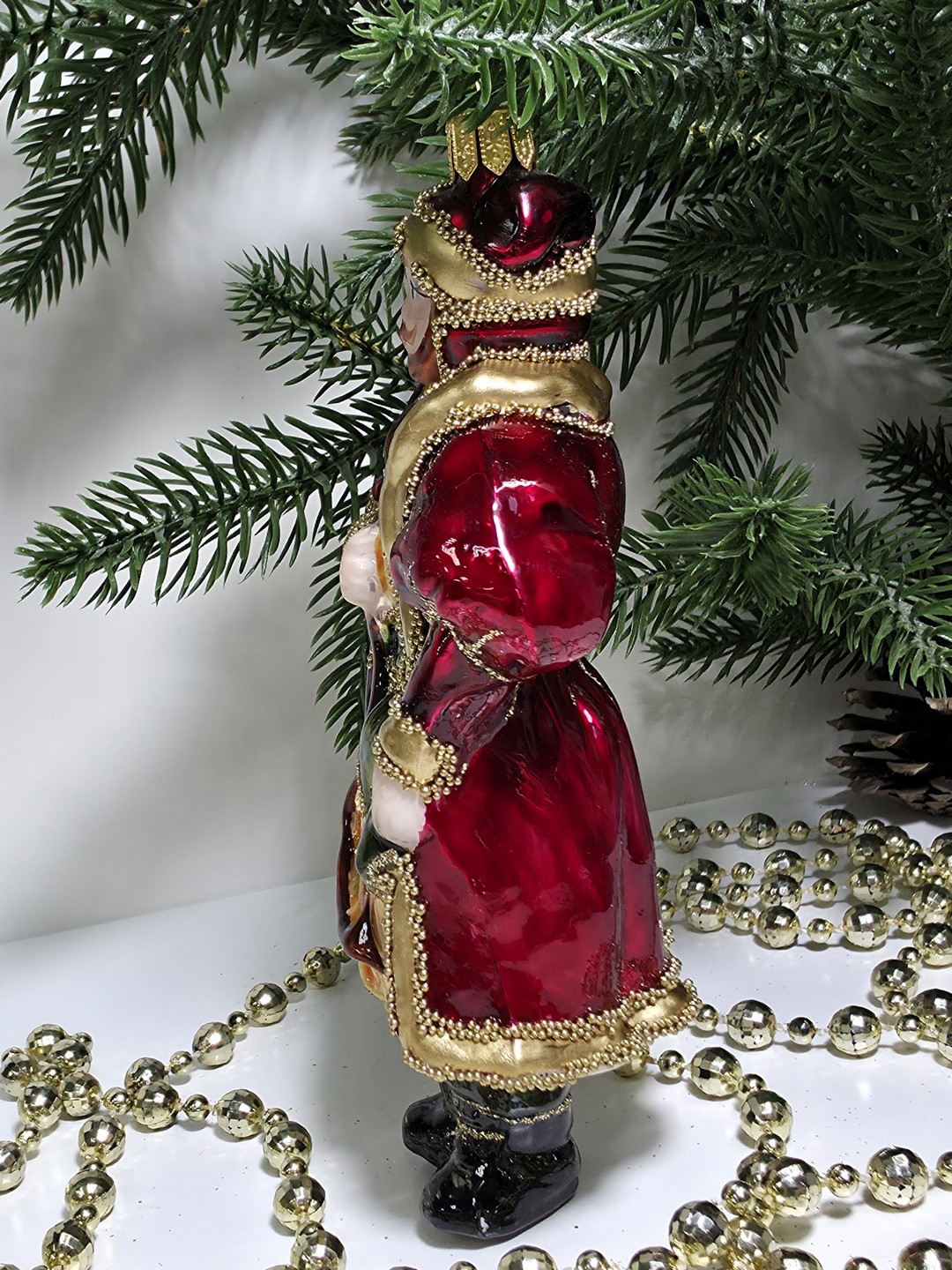 фото Стеклянная елочная игрушка Стрелец