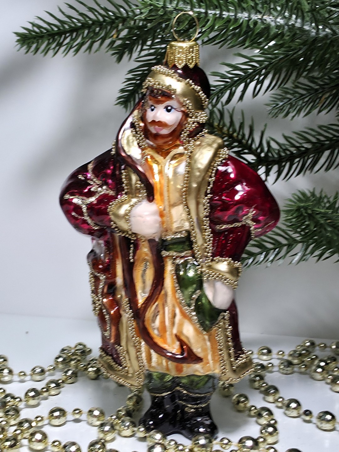 фото Стеклянная елочная игрушка Стрелец