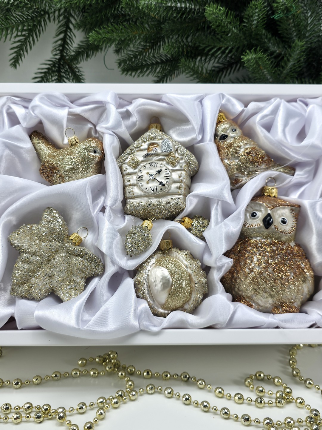 фото Набор ёлочных игрушек Лесной из 6 шт