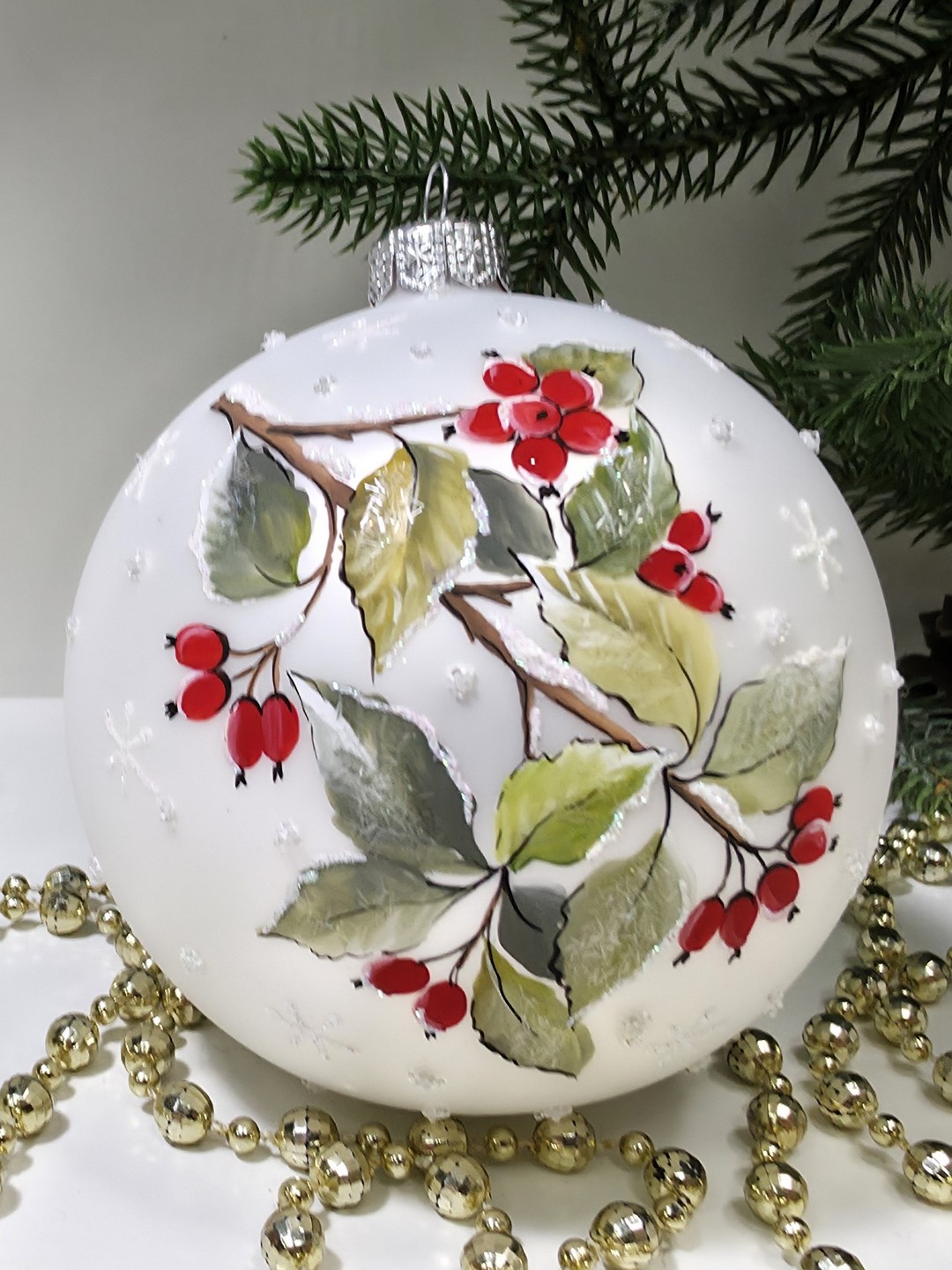 фото Стеклянный шар 100 мм №66