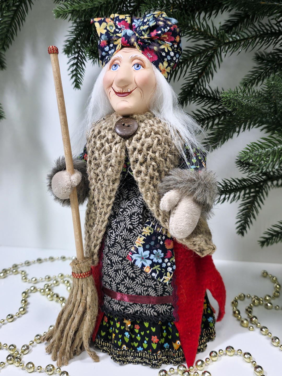 фото Кукла Баба Яга 28 см