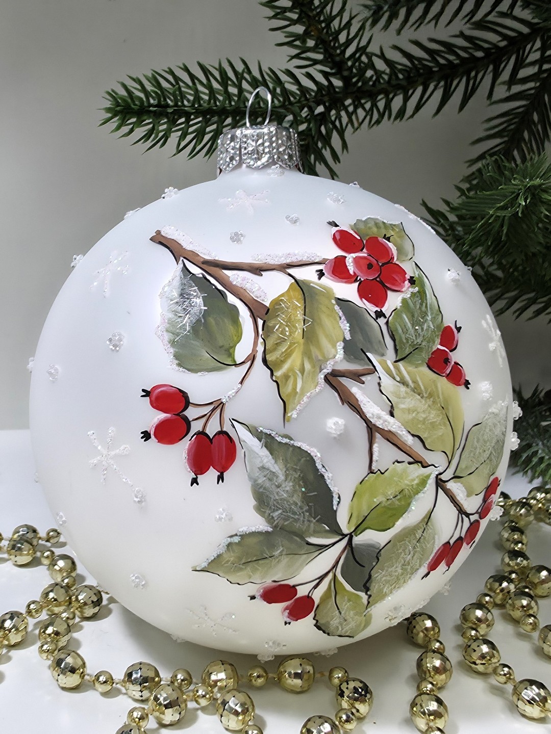 фото Стеклянный шар 100 мм №66