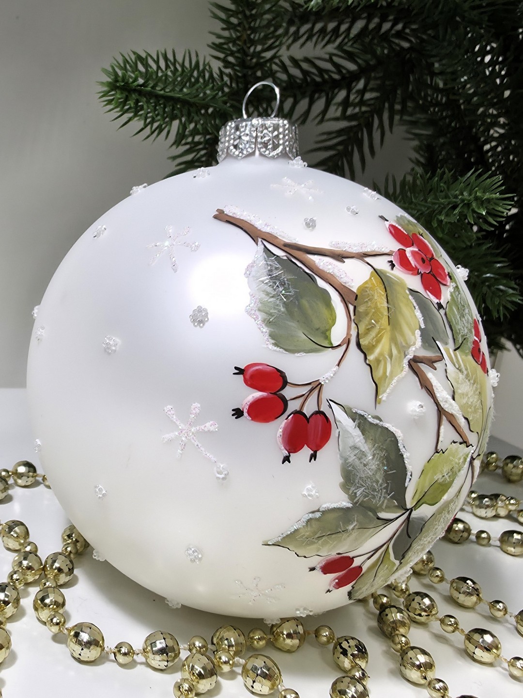 фото Стеклянный шар 100 мм №66