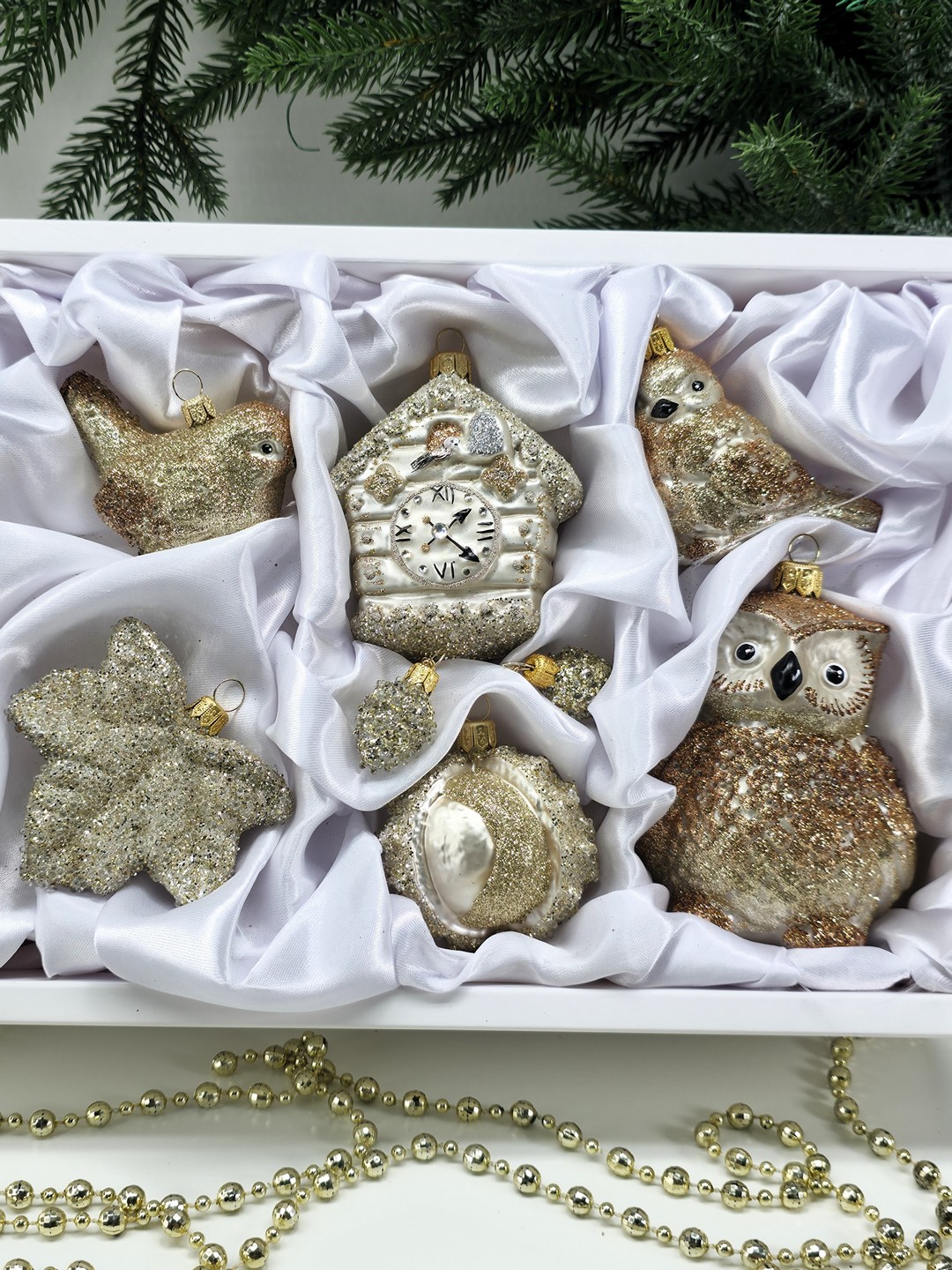 фото Набор ёлочных игрушек Лесной из 6 шт