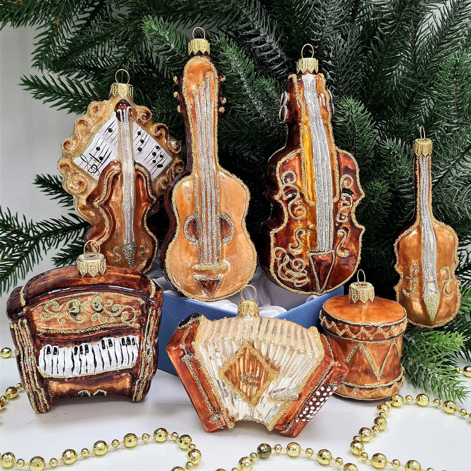 фото Набор ёлочных игрушек Музыкальные инструменты