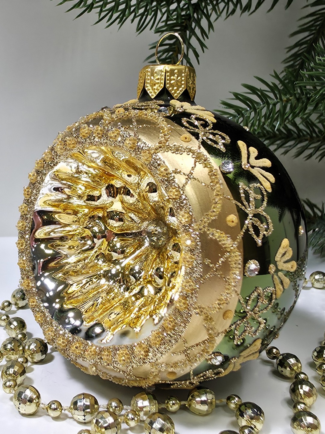 фото Стеклянный шар 80 мм №6