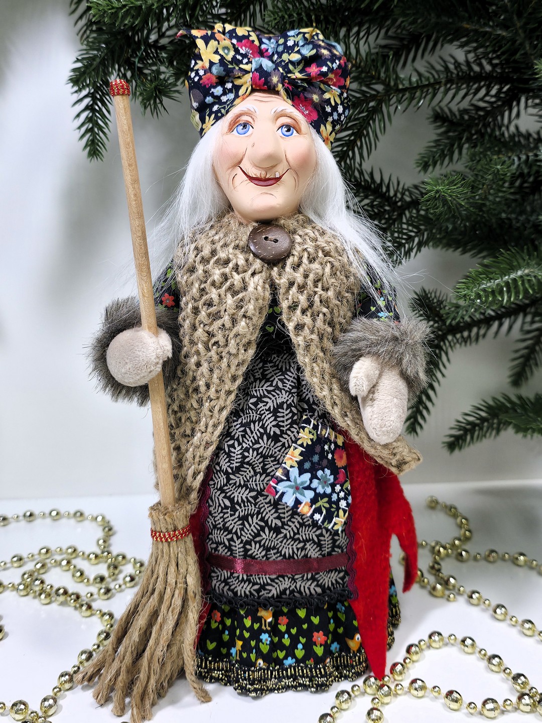 фото Кукла Баба Яга 28 см