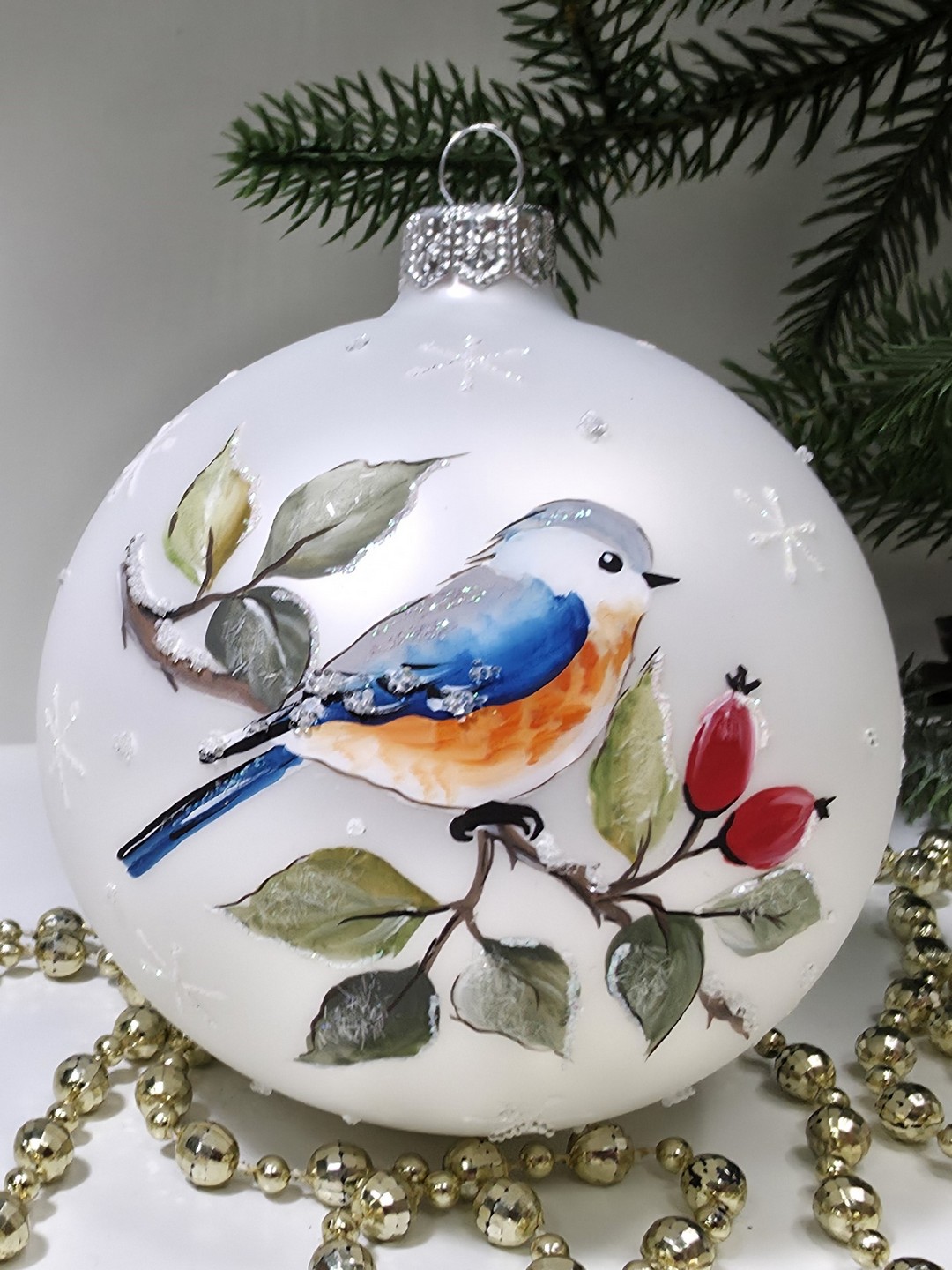 фото Стеклянный шар 100 мм №65