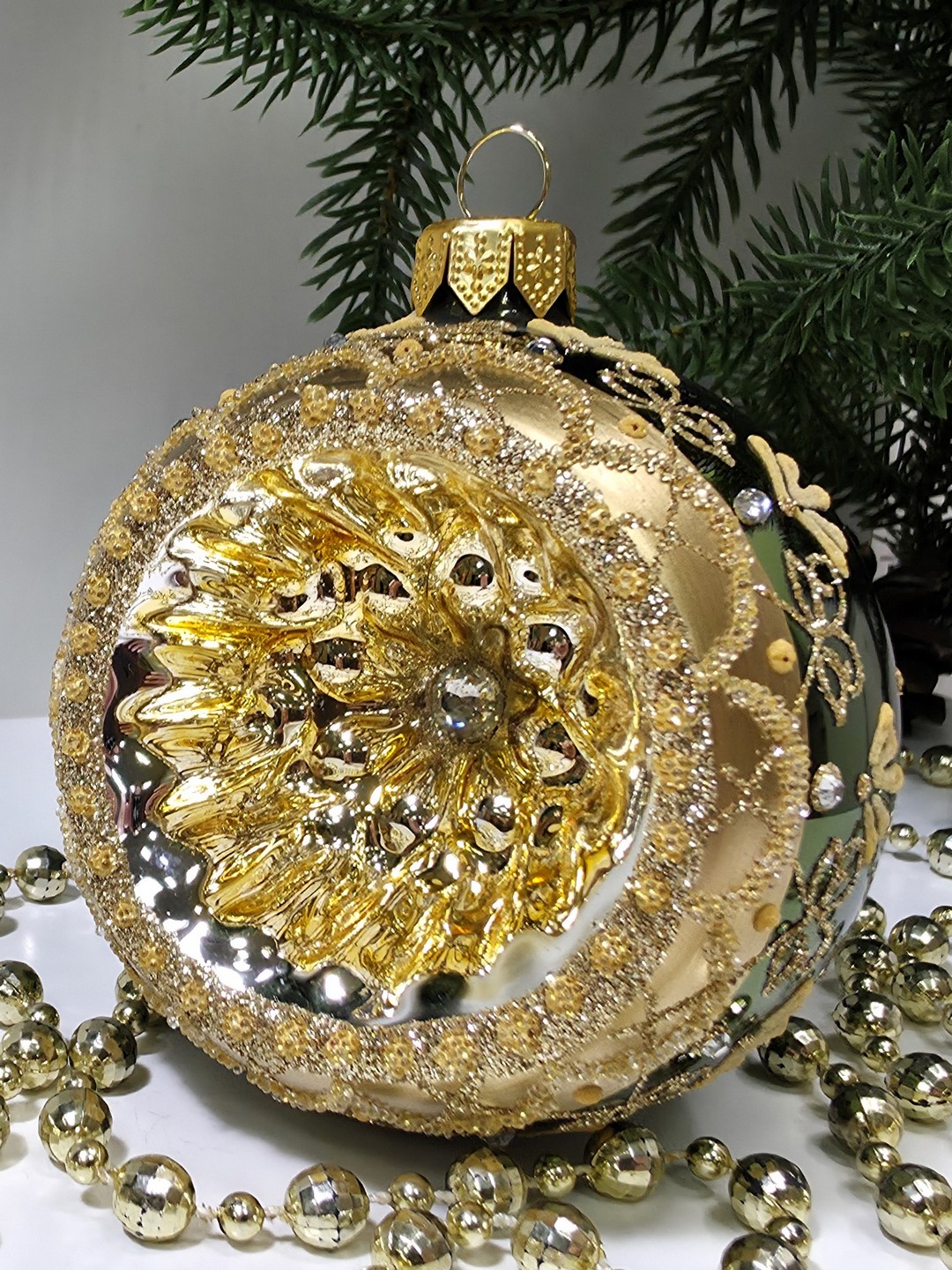 фото Стеклянный шар 80 мм №6